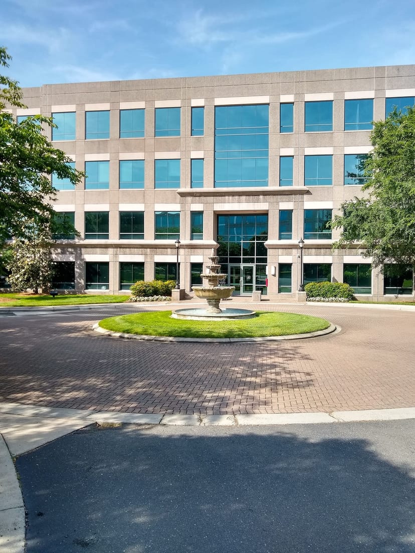 Fountain at Ballantyne Corporate Park in south Charlotte