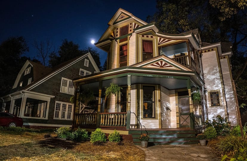 Streetscape in the Dilworth Historic District, Charlotte
